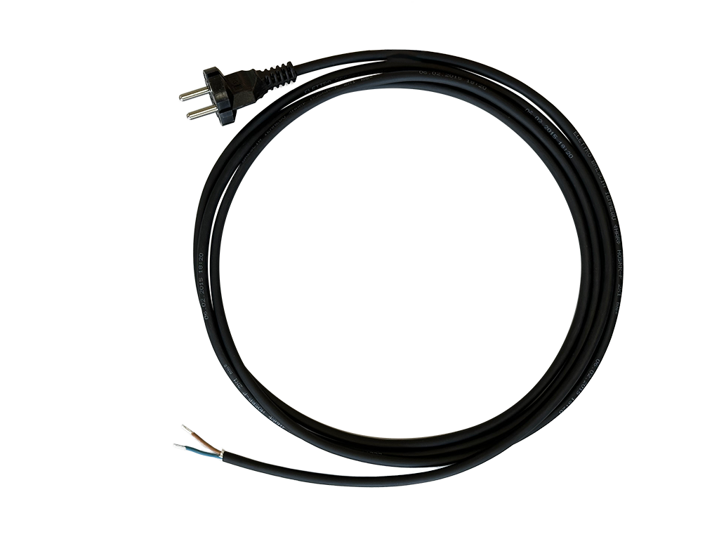 ELSYFLEX 32152B3102N Pohyblivý přívod 2m, H05RR-F3x1mm2, přímá vídlice, černá ELSYFLEX 32152B3102N Pohyblivý přívod 2m, H05RR-F3x1mm2, přímá vídlice, černá